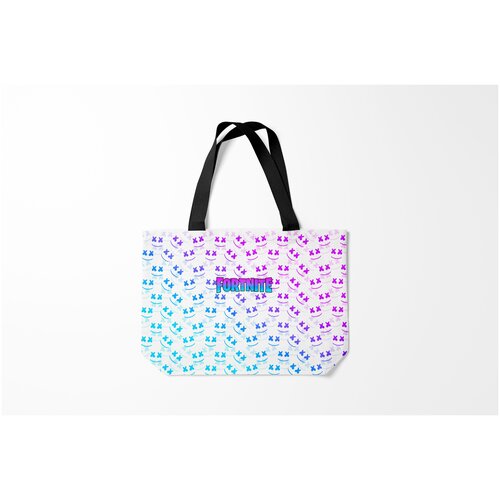 фото Сумка-шоппер / 46х35 см / геймерам / fortnite x marshmello burnettie