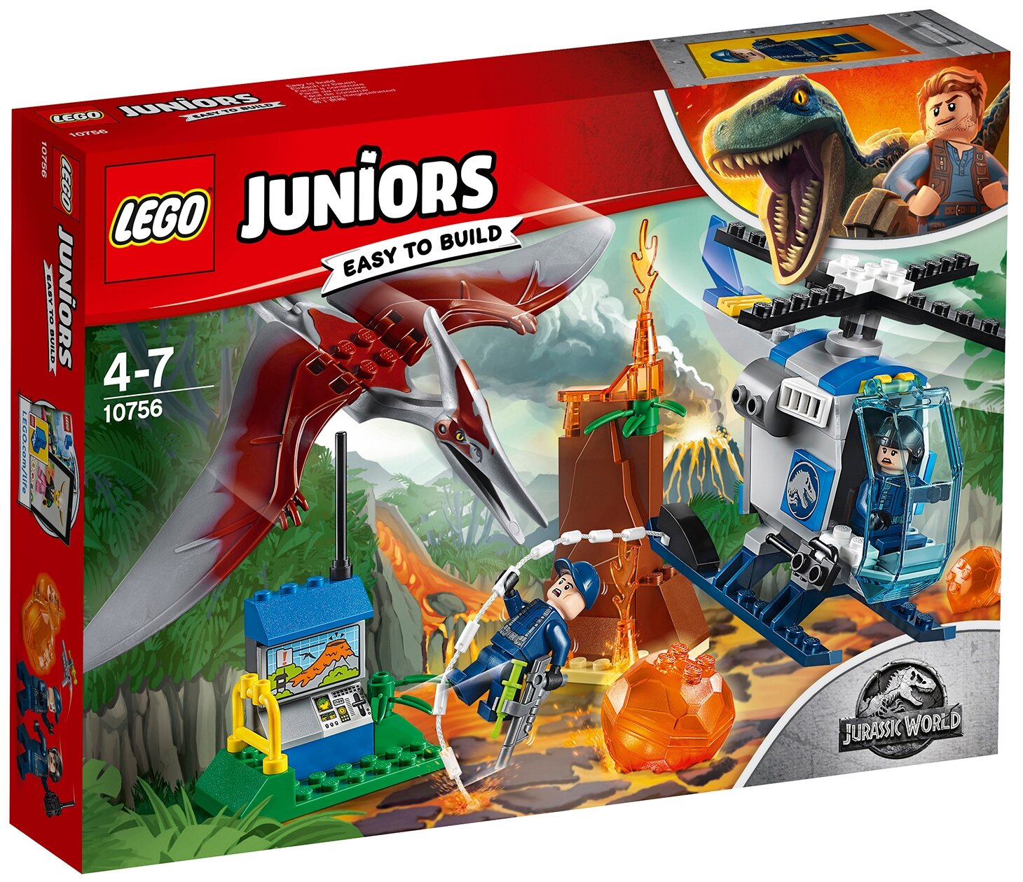 LEGO Jurassic World 10756 Побег Птеранодона