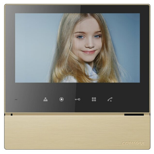 Видеодомофон Commax CDV-70H2 XL (Black-Gold) цифровой