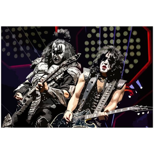 Картина по номерам на холсте KISS - 8 картина по номерам на холсте kiss 3