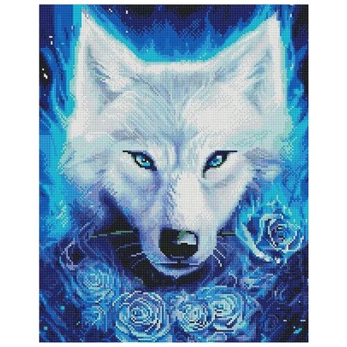 Купить Алмазная вышивка «Светящийся волк», 40x50 см, Painting Diamond