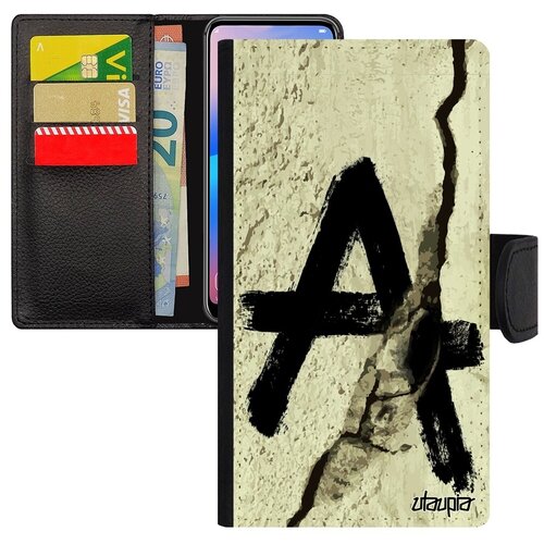 фото Защитный чехол книжка для мобильного // apple iphone se 2020 // "анархия" анархизм анархист, utaupia, серый