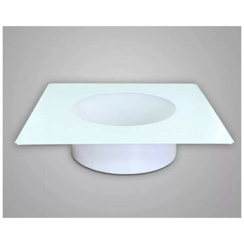 Фланец дымохода в стену D 130 (белый)