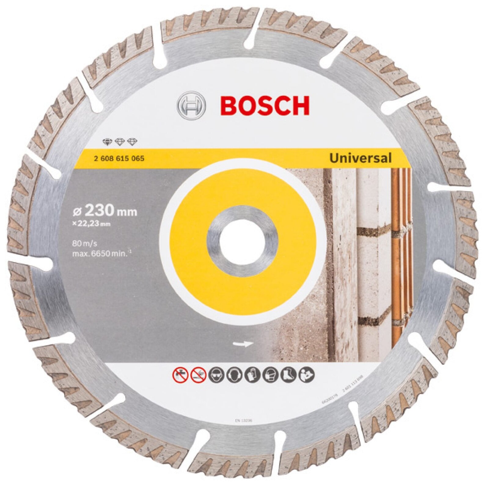 BOSCH Standard for Universal 2608615065, 230 мм, 1 шт.