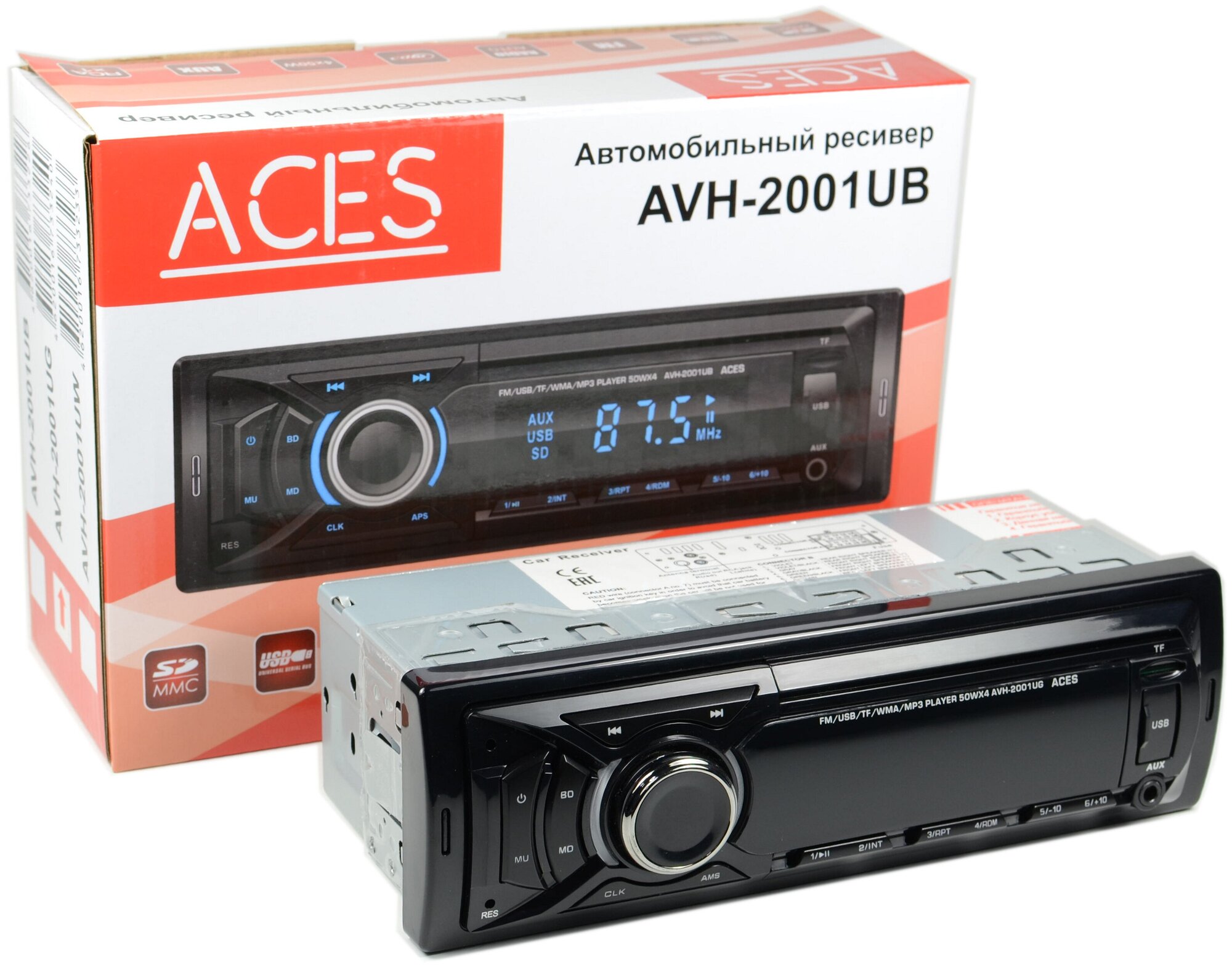 USB/SD-магнитола ACES AVH-2001UG