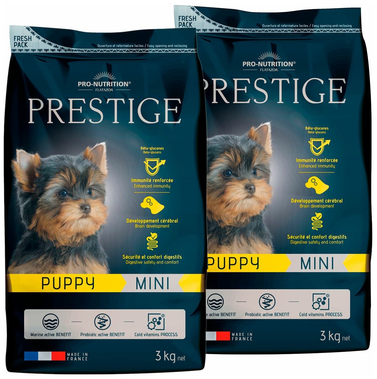 FLATAZOR PRESTIGE PUPPY MINI для щенков маленьких пород, беременных и кормящих сук (3 + 3 кг)