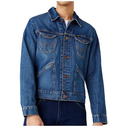 фото Куртка джинсовая wrangler icons western jacket 3 years (xxl)