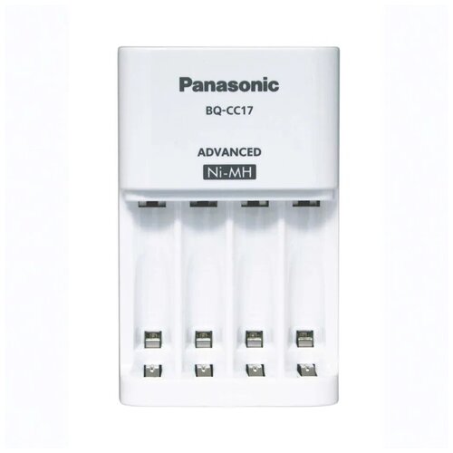 фото Зарядное устройство panasonic advanced (k-kj17mcc40e) для 1-4 акк аа/ааа ni-mh + 4шт аа 1900 mah