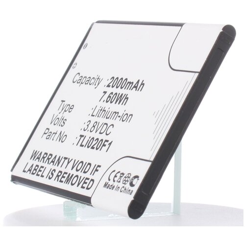 Аккумуляторная батарея iBatt 2000mAh для Alcatel OT-6036Y, OT-4045D, One Touch POP 2 4.5, OT-5044D, OT-7041, 5044Y, OT-5042, One Touch Elevate аккумулятор ibatt ib u1 m1066 1300mah для alcatel smart one touch pixi one touch pop c3 ot 4032d one touch 990 ot 990 ot 4007d