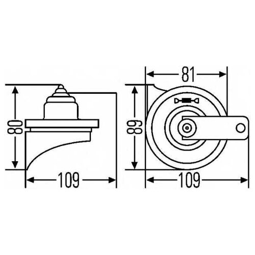 Hella HELLA Сигнал звуковой hella 3fh007424801