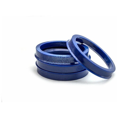 фото Кольца центровочные 67,1х56,6 dark blue 4 шт высококачественный пластик sds exclusive