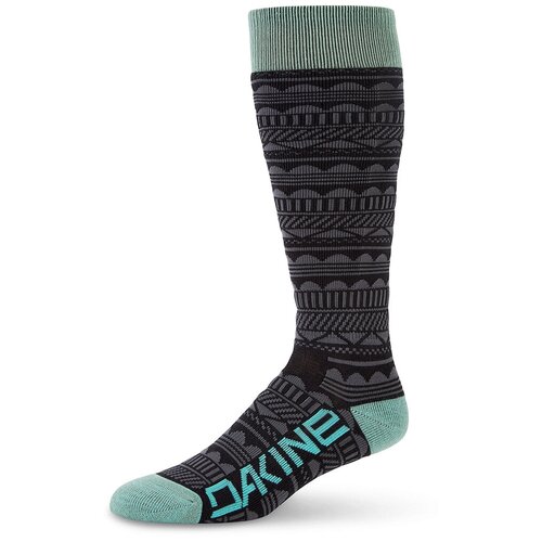 Носки сноубордические, горнолыжные, женские Dakine freeride quest размер m/l (eu 39-43) цвет серый/зеленый