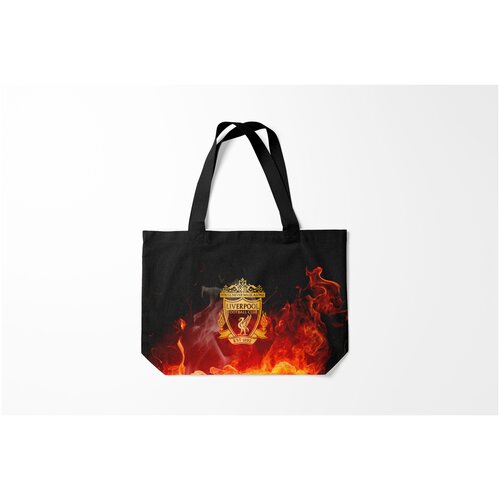 фото Сумка-шоппер / 46х35 см / футбол / liverpool burnettie