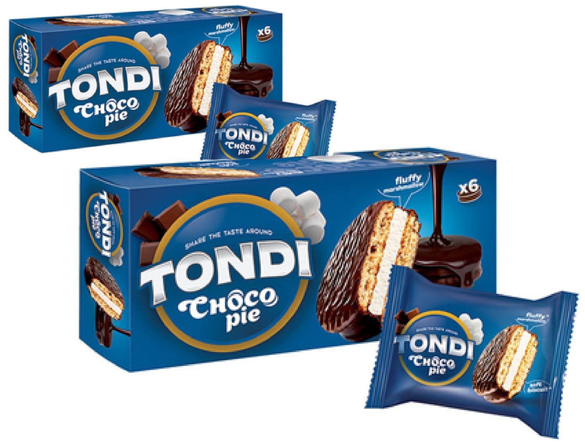 Пирожное Tondi, choco Pie, 180 г 2 упаковки - фотография № 3
