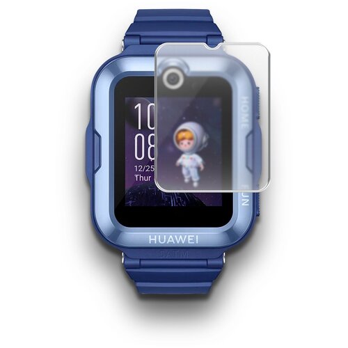 Гидрогелевая защитная пленка на Huawei Watch Kids 4 Pro (Хуавей вотч Кидс 4 Про) на часы Матовая силиконовая клеевая основа полноклеевая 2 шт Brozo
