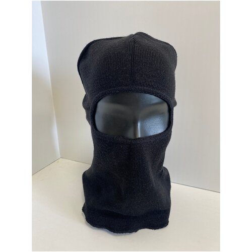 фото Балаклава маска zhaki с отверстием под глаза , черная