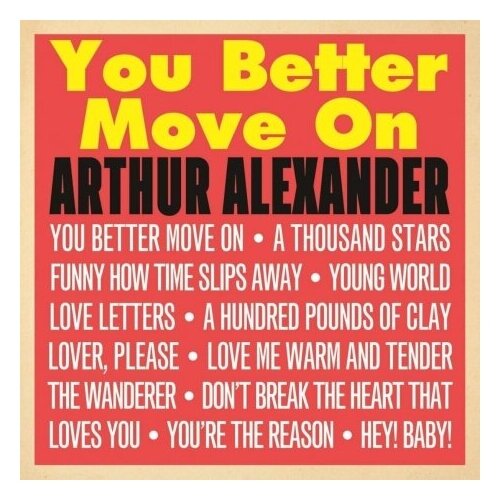 Виниловые пластинки, Not Now Music, ARTHUR ALEXANDER - You Better Move On (LP)