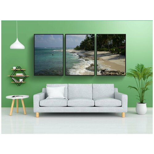 фото Набор модулных постеров для интерьера "сан андрес, острова, колумбия" 60x90 см. в тубусе, без рамки lotsprints