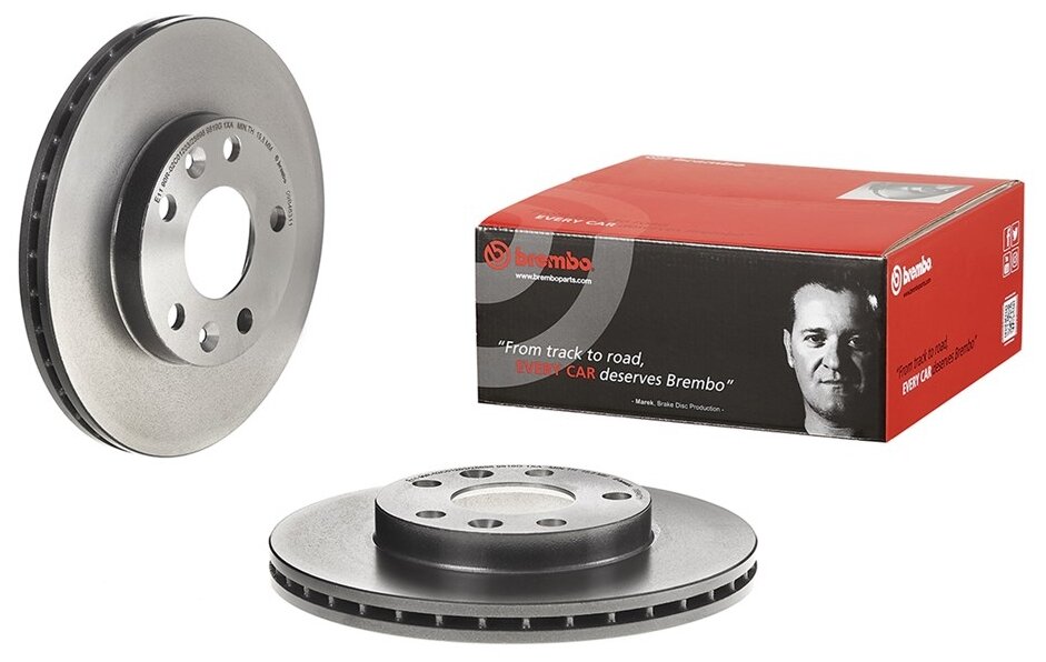 Тормозной диск передний brembo 09.B463.11