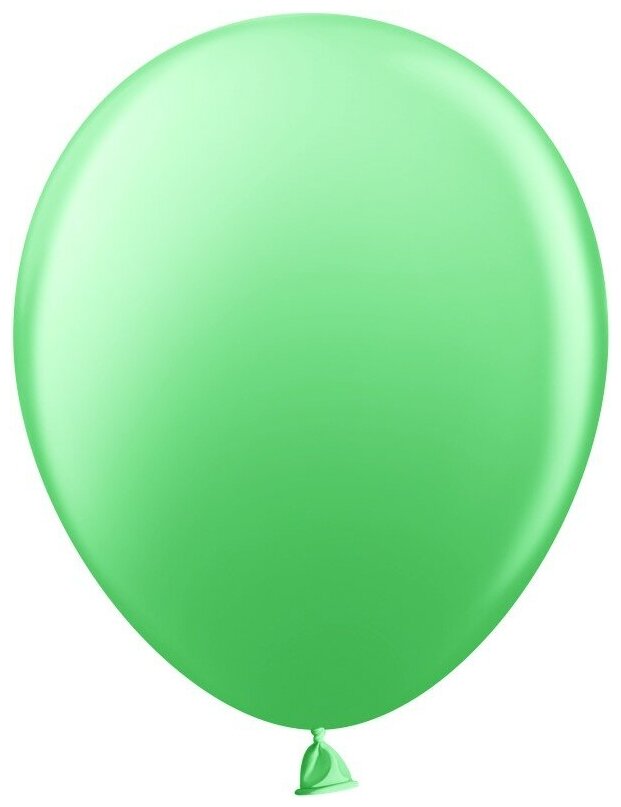 Шар (10'/25 см) Зеленый, пастель, 100 шт.