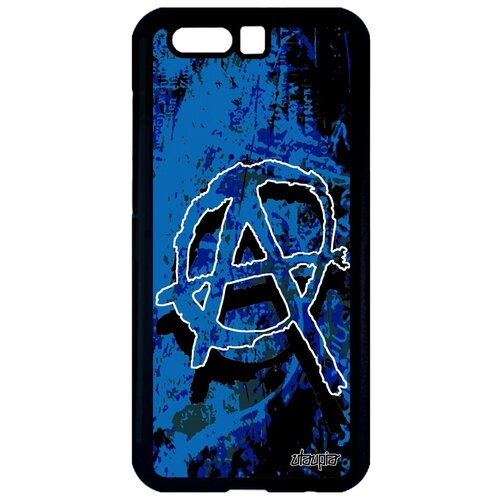 фото Противоударный чехол для смартфона // honor 9 // "анархия" стиль символ, utaupia, голубой