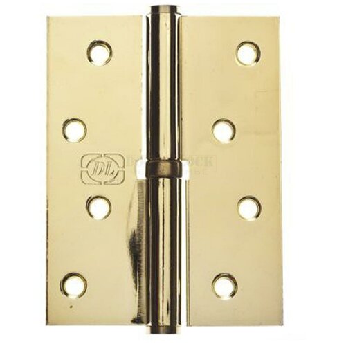 Петля дверная DOORLOCK DL9015-1 PB карточная, левая, (2шт.), дверная фурнитура для дома, крепеж на дверь, строительство и ремонт