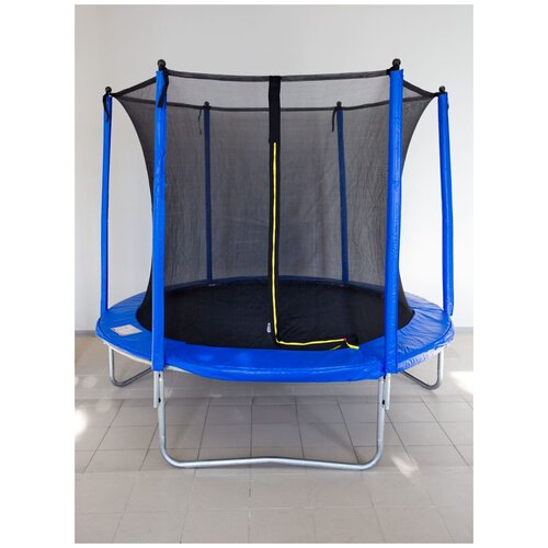 Батут Trampoline Big 8 ft (2,4 м) с сеткой (Синий) детский батут с защитной сеткой trampoline 8 ft 244 см синий
