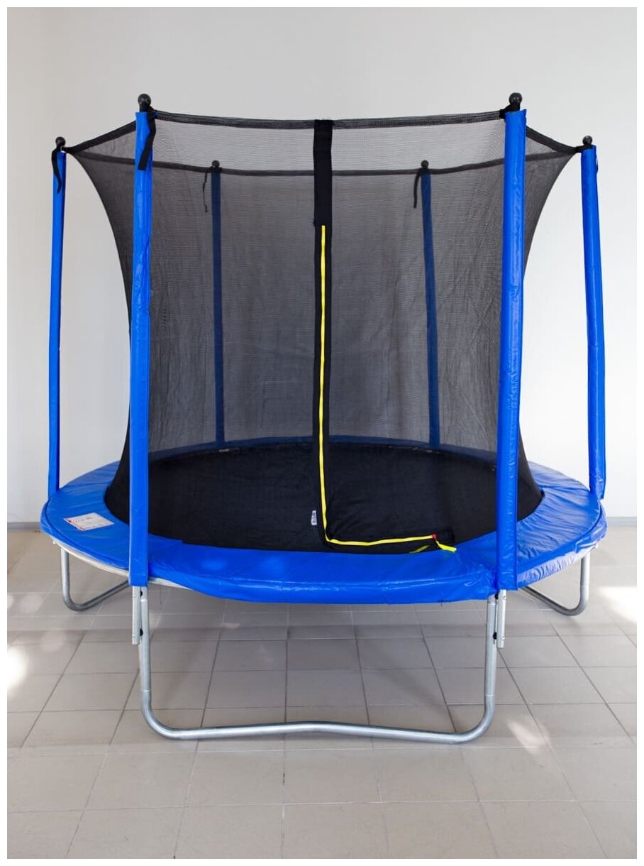 Батут Trampoline Big 8 ft (2,4 м) с сеткой (Синий)