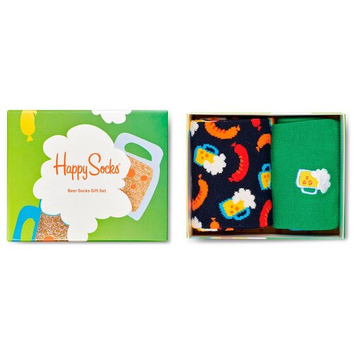 Носки Happy Socks, 2 пары, размер 41-46, мультиколор носки happy socks 3 пары 3 уп размер 41 46 мультиколор