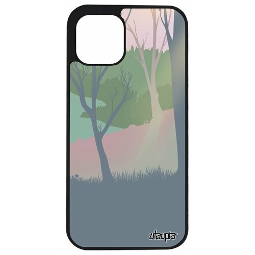 фото Чехол на телефон iphone 12, "лесные розы" свет розы utaupia