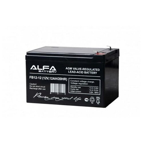 Аккумулятор Alfa Battery 12V 12Ah - AB-12-12