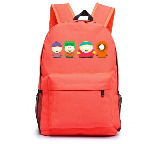 Рюкзак Стэн, Кайл, Эрик и Кенни (South Park) оранжевый №5 рюкзак кайл брофловски south park оранжевый 3