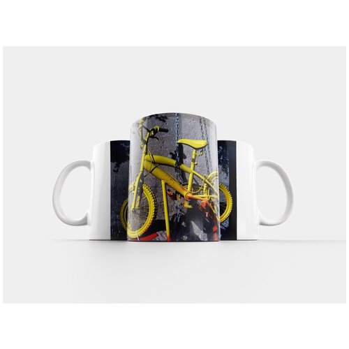 фото Кружка "велосипед, скульптура, изобразительное искусство" 320 мл lotsprints