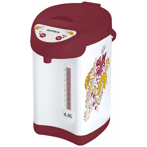 Термопот Supra TPS-4901 на 4 л с функцией повторного кипячения и автоподдержанием температуры 3 способа подачи воды 800 Вт 748600₽