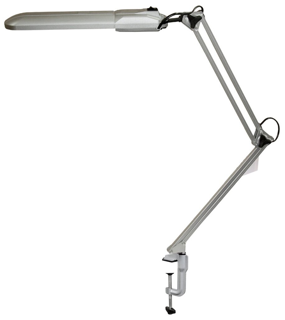 Настольная лампа/для маникюрного стола, высота 70 см, 2G7, 11 Вт, 220, серый