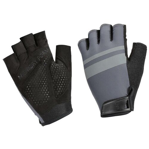 Перчатки BBB, серый, черный перчатки bbb размер m черно серый
