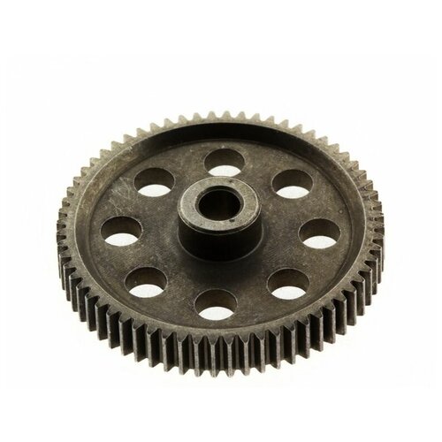 Главная шестерня, сталь 64T шаг 0.6 аналог HSP-11184 - Hi11184 11184 steel metal spur diff differential main gear 5mm 64t motor pinion gears 3 17mm 17t 21t 26t 11119 11181 11176 11189 hsp car