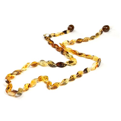 Бусы из янтаря змейка