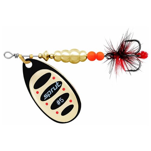 фото Блесна вращающаяся sprut alba ball system #5 bkg