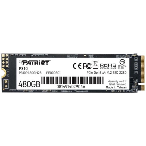 480 ГБ SSD M.2 накопитель Patriot P310 [P310P480GM28]