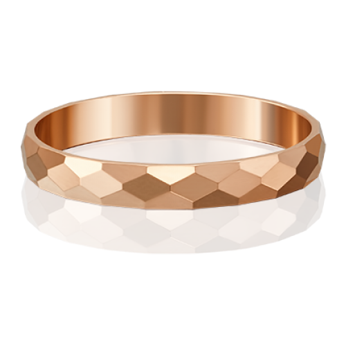 PLATINA jewelry Кольцо из красного золота 585 пробы 01-5377-00-000-1110, размер 16,5