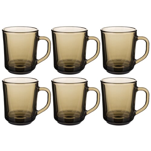 Набор кружек Glass Ink Basilico 62371, 250 мл, 6 предм., 6 персоны