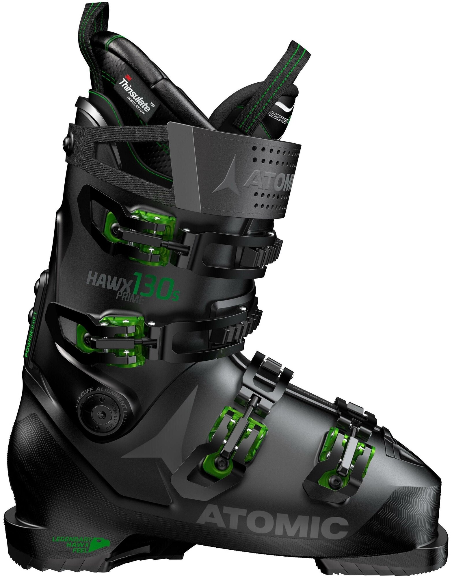 Горнолыжные ботинки ATOMIC Hawx Prime 130 Black/Green (см:27)