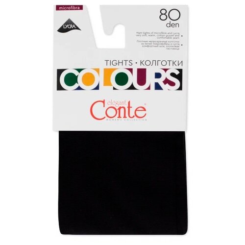 Колготки женские Conte Elegant Colours 80 den, р. 3, цвет: antracite