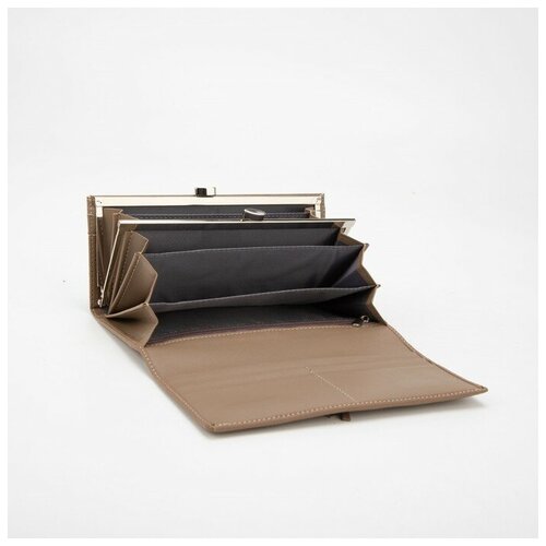 фото Кошелёк на магнитах, цвет хаки нет бренда