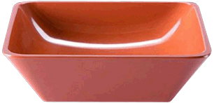 Салатник квадратный, 0,213 л красный, пластик, 6804 EL007, Steelite