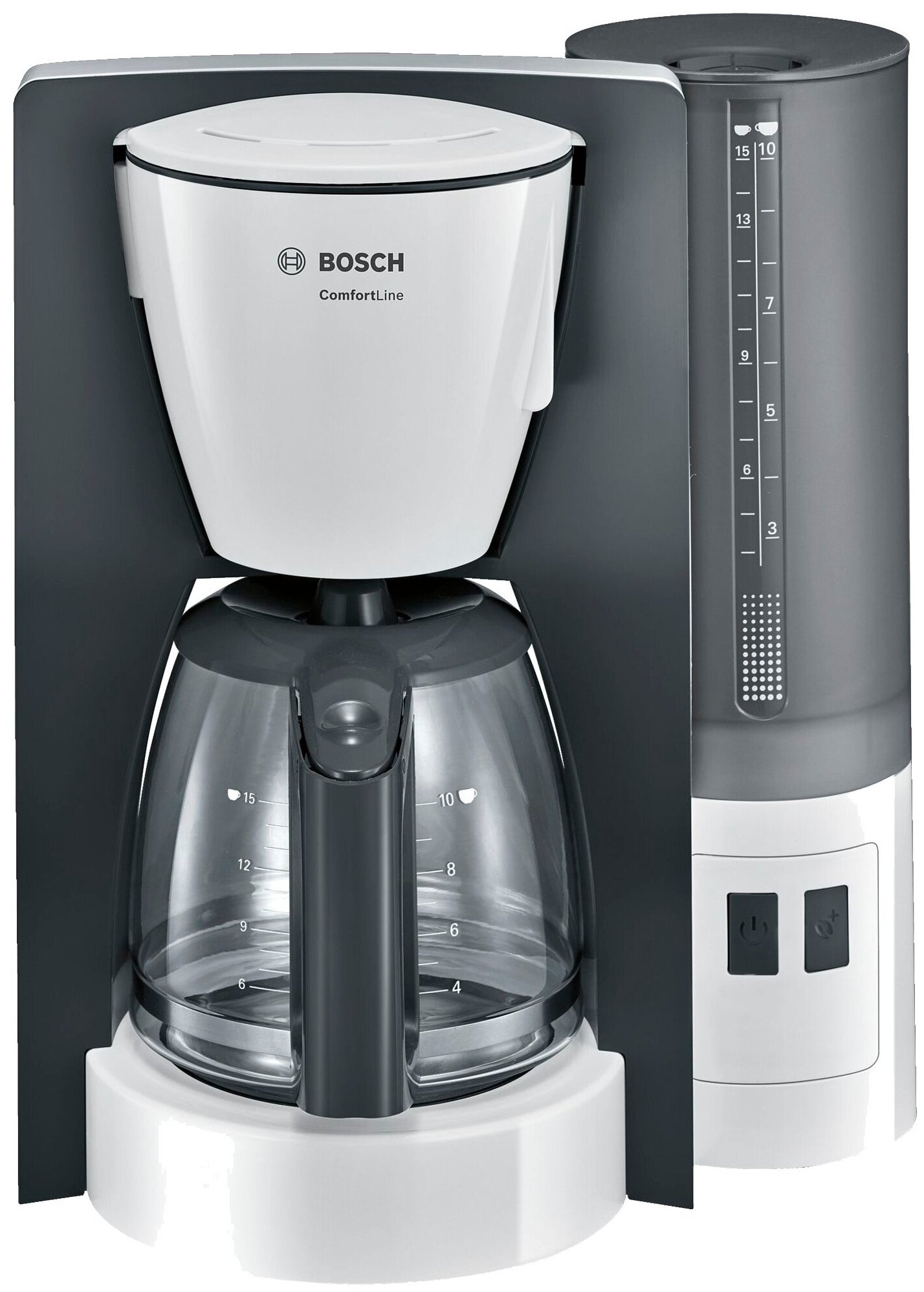 Кофеварка Bosch ComfortLine TKA 6A041, белый/серый