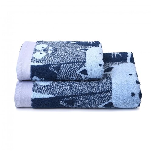 фото Полотенце детское miao - 50х90, 70х130 см (комплект - 2 шт.) cleanelly