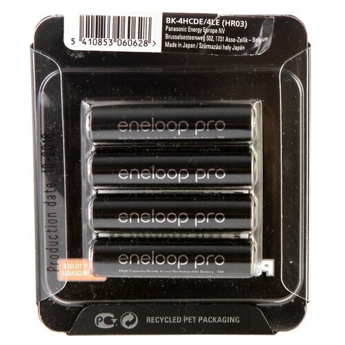 фото Аккумулятор aaa - panasonic eneloop pro 900 mah 4bp bk-4hcde/4le