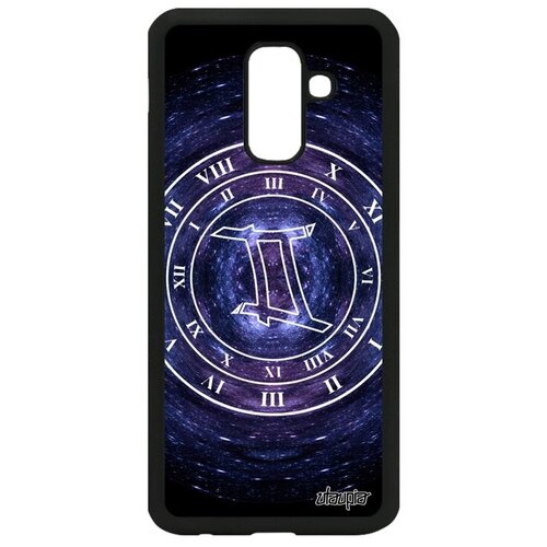 фото Простой чехол на телефон // galaxy a6 plus 2018 // "зодиак близнецы" horoscope zodiac, utaupia, синий